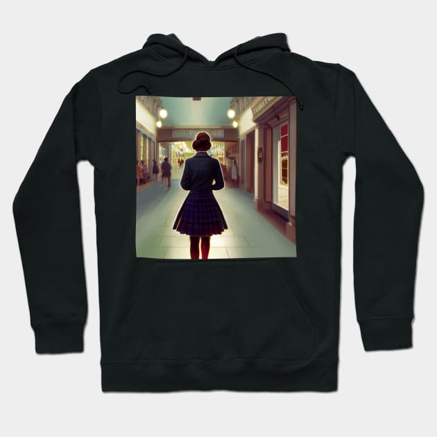 The Girl at School - Gilmore Hoodie by Fenay-Designs